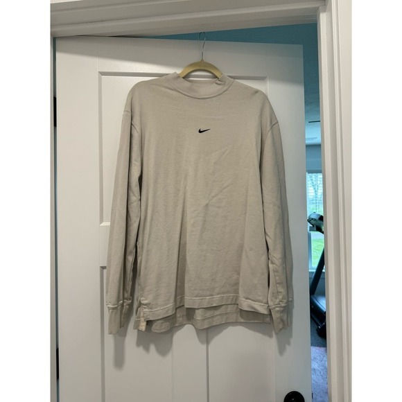 Nike Other - Nike Sportswear Premium Essential Light Bone long sleeve